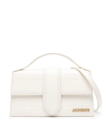 Jacquemus Le Bambino Leather Tas - White