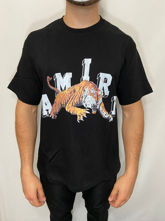 Amiri Tiger Shirt - Zwart
