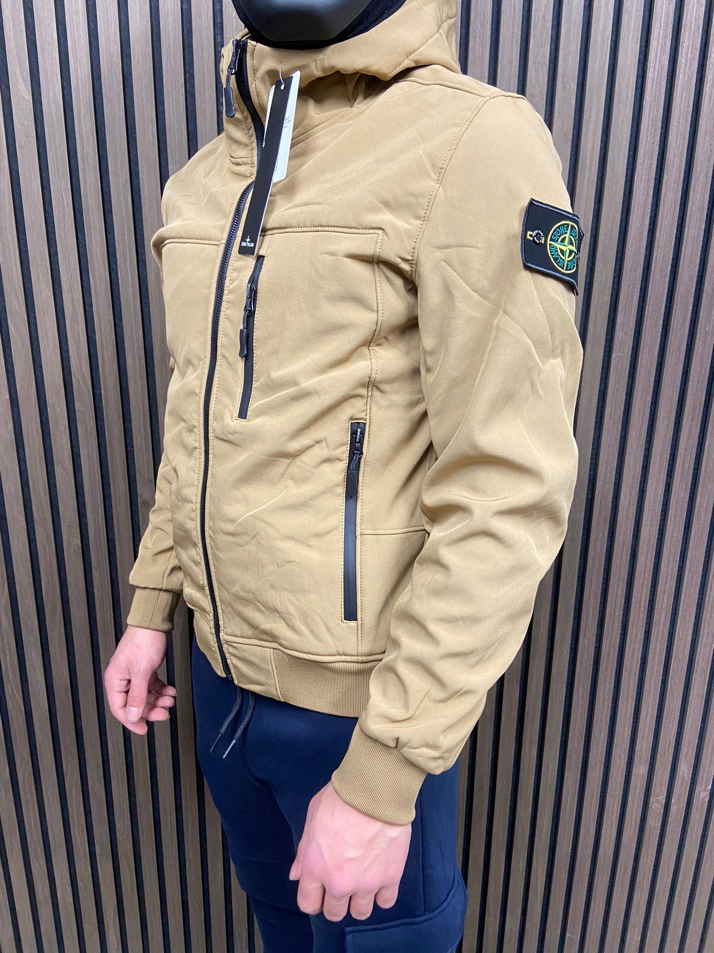 Stone Island Soft Shell Tussenjas -Beige