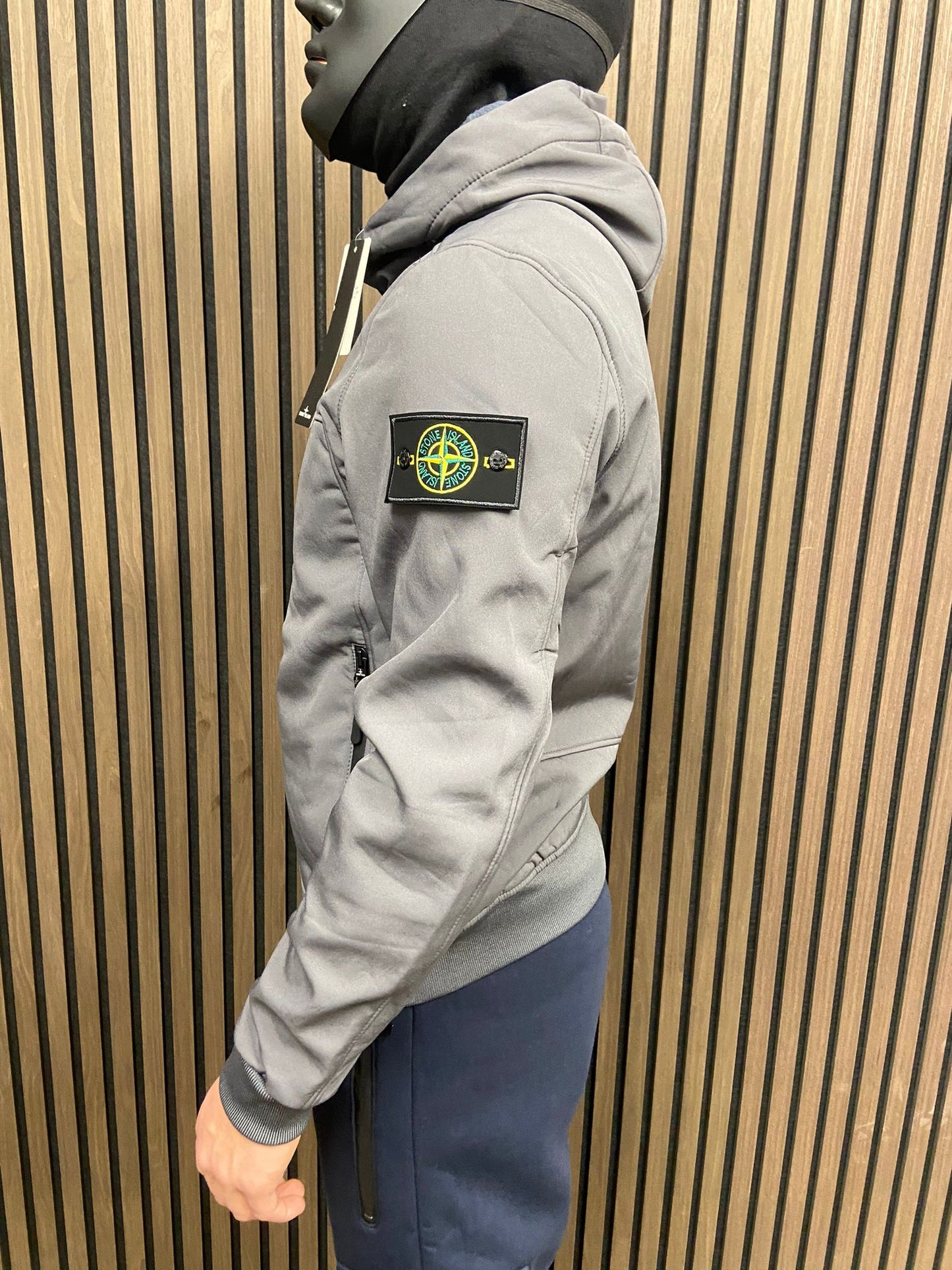Stone Island Soft Shell Tussenjas -Grijs
