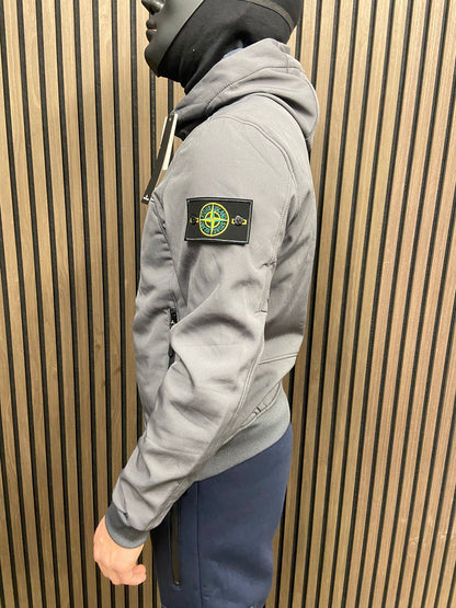 Stone Island Soft Shell Tussenjas -Grijs