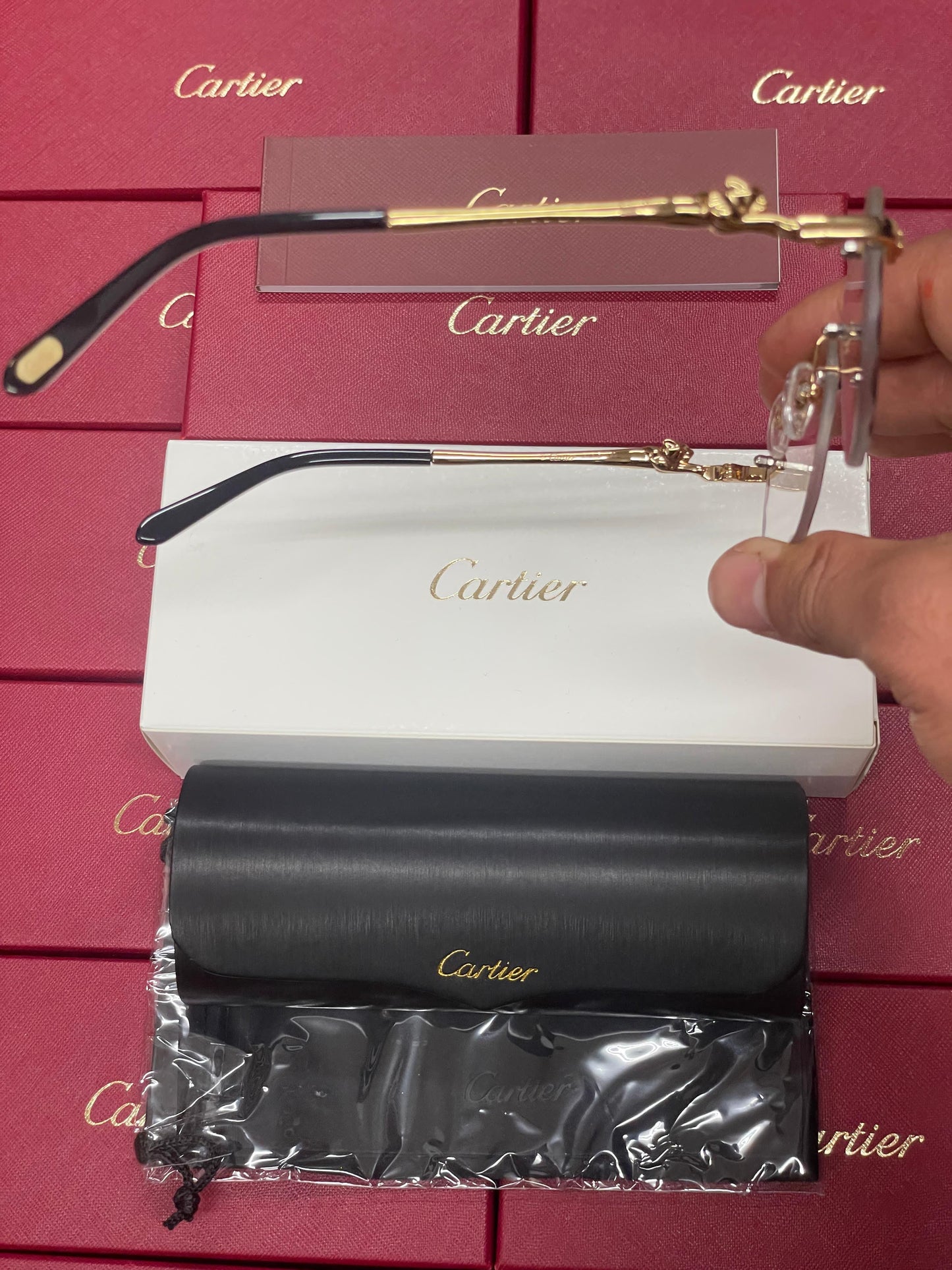 Cartier Meekleurende Zonnebril