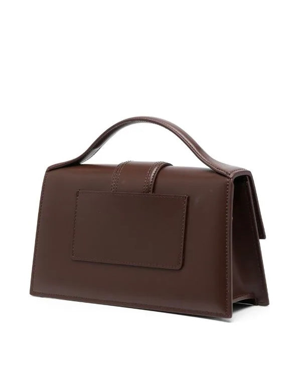 Jacquemus Le Bambino Mini Leather Tas - Coffee