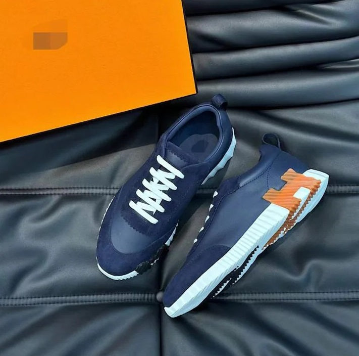 Hermes Bouncing Sneaker- Blue Orange