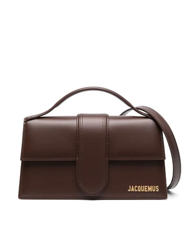 Jacquemus Le Bambino Mini Leather Tas - Coffee