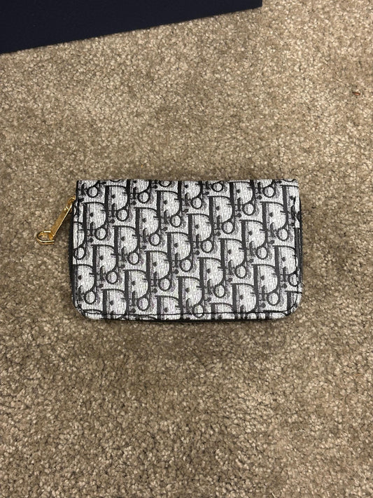 Dior Black Oblique Portemonnee