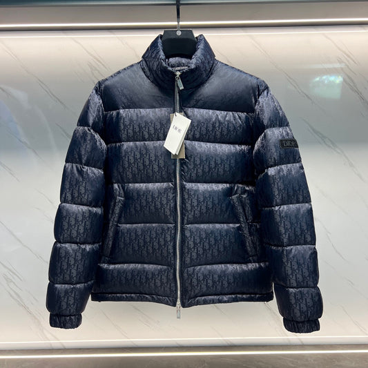 Dior Oblique Winter Jas - Navy