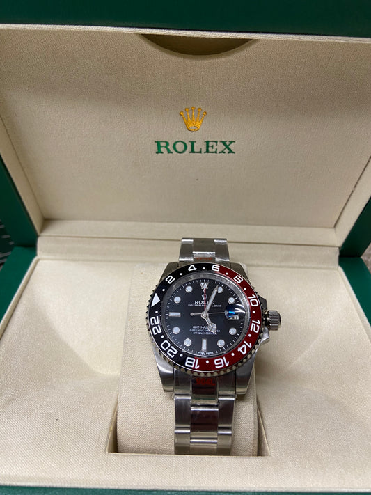 Rolex Oyster Perpetual Date - Red & Black