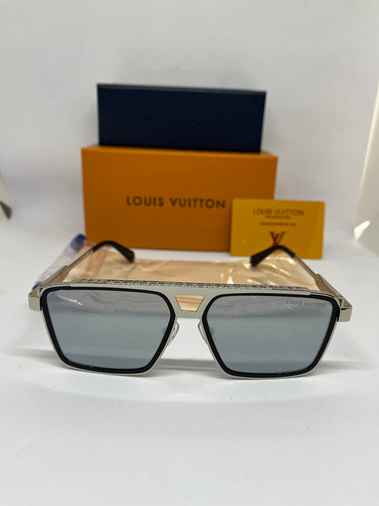 Louis Vuitton Evidence Zonnebril- Zilver