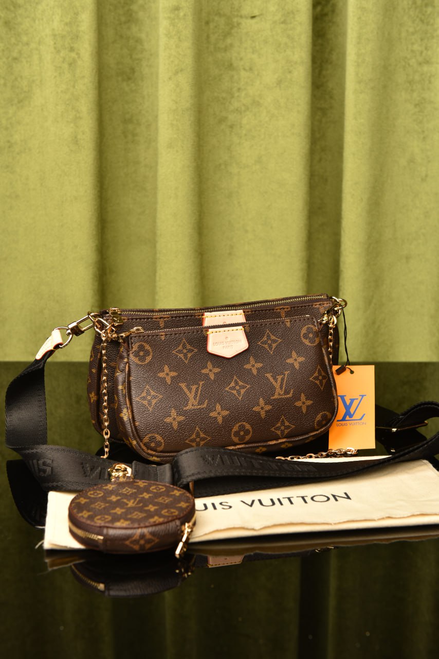 Louis Vuitton Multi Pochette -Zwart