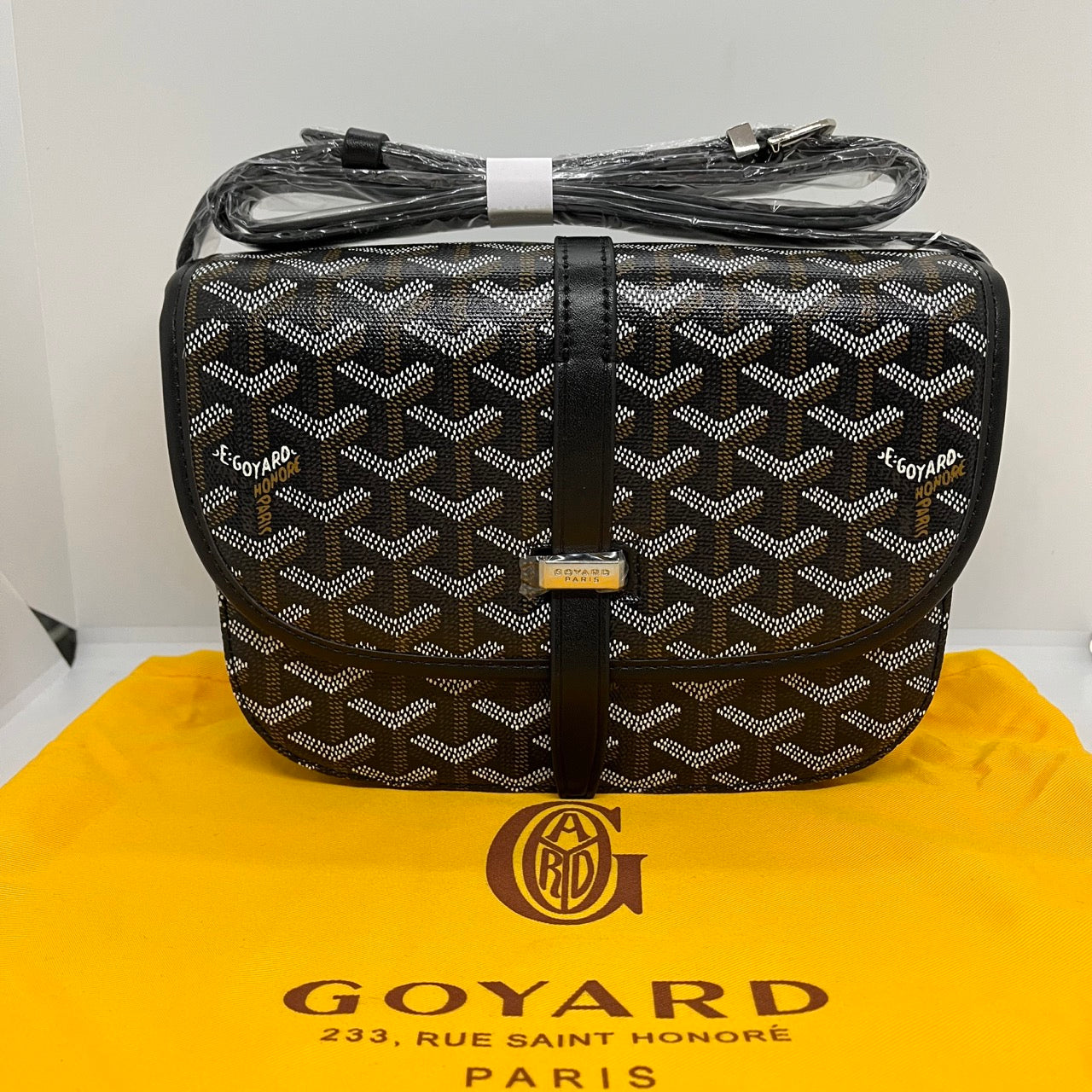 Goyard Belvedere Messenger Bag Black