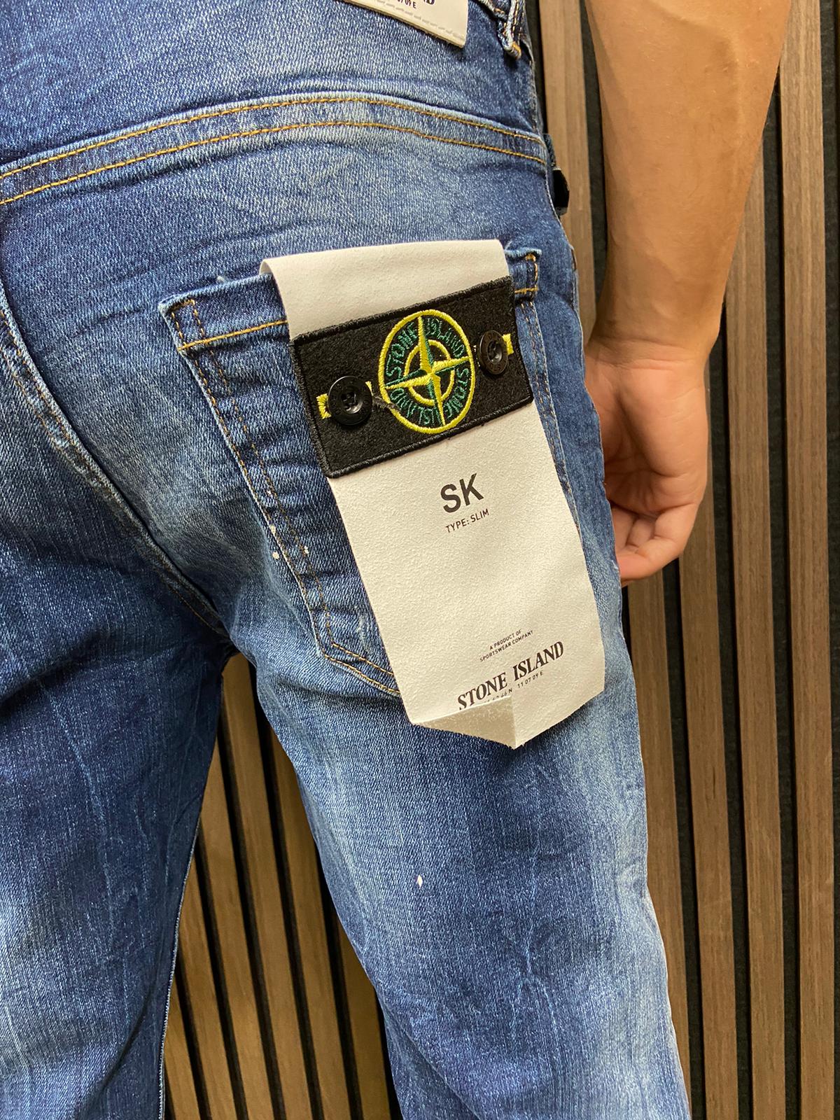 Stone Island Spotted Jeans