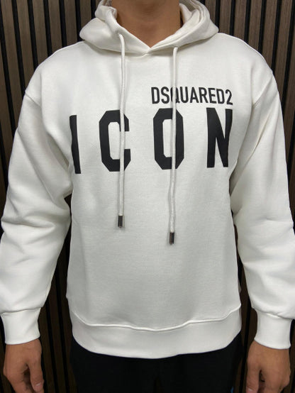 Dsquared Icon Hoodie - White