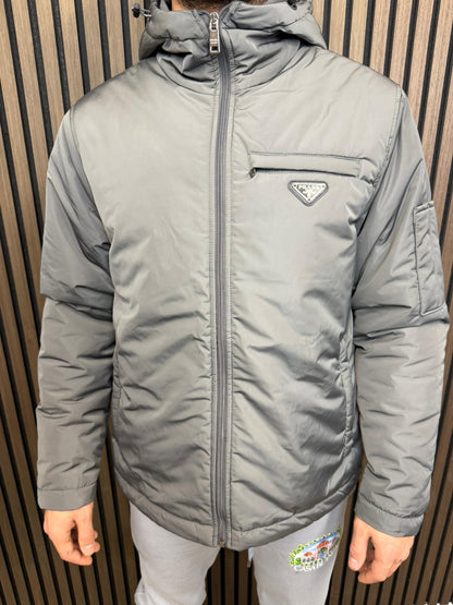 Prada Re-Nylon Jas - Grijs