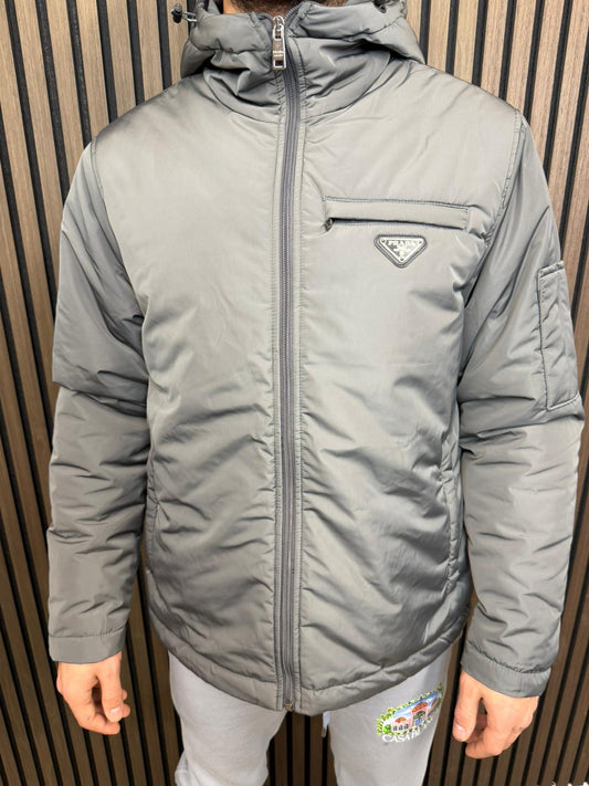 Prada Re-Nylon Jas - Grijs