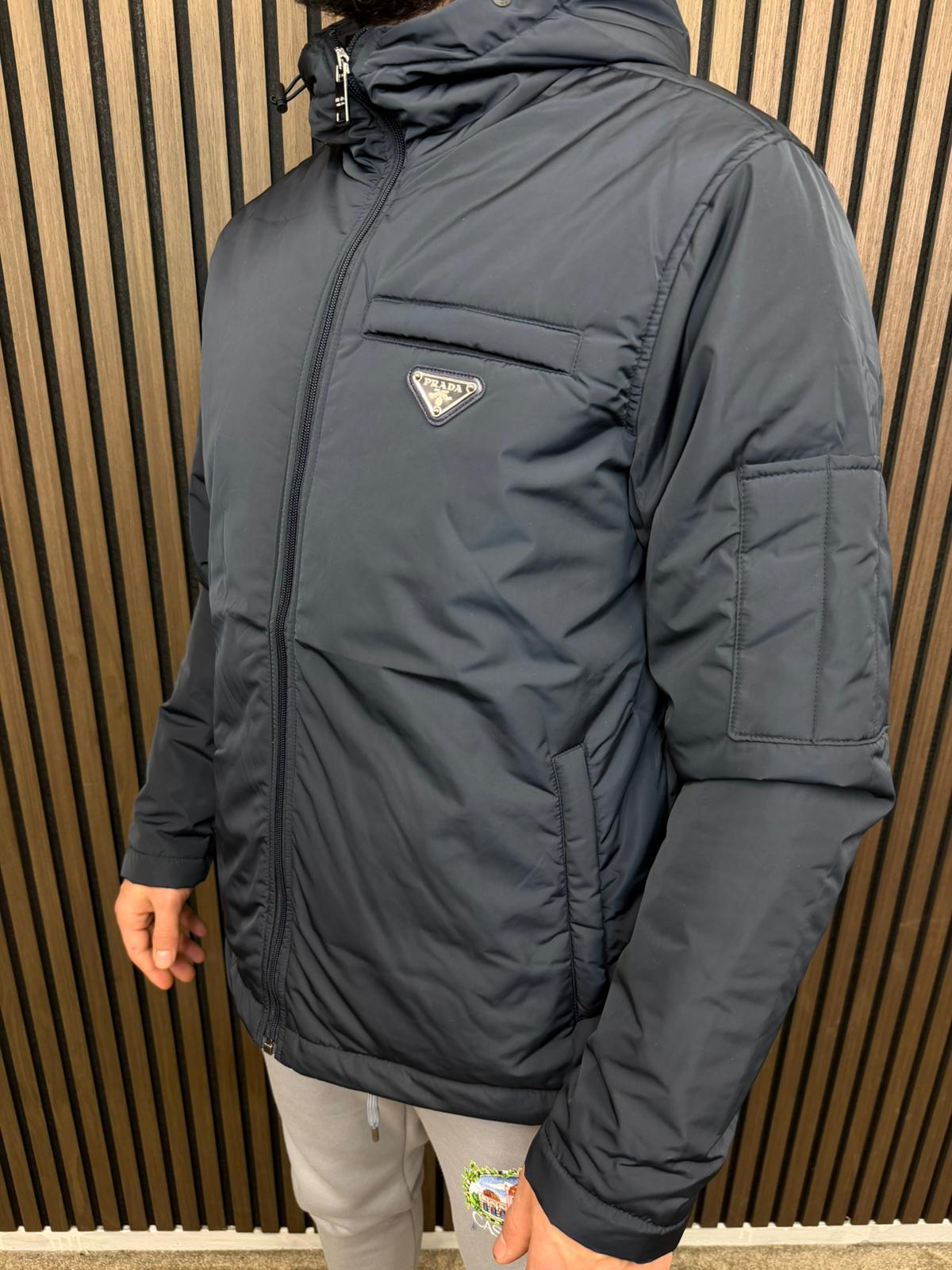 Prada Re-Nylon Jas - Navy