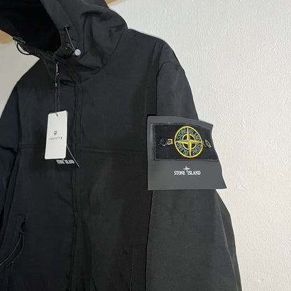 Stone Island Soft Shell Tussenjas -Zwart