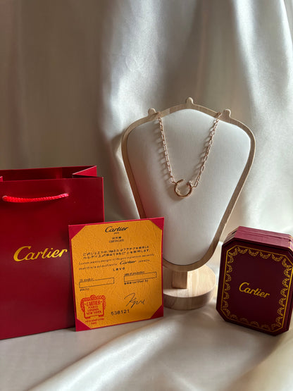 Cartier Love Necklace - 18k Rosé Gold Plated