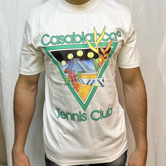 Casablanca Tennis Club Shirt -Wit