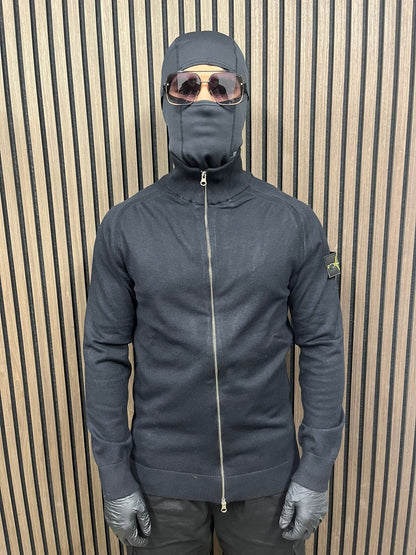 Stone Island Cardigan Vest - Navy