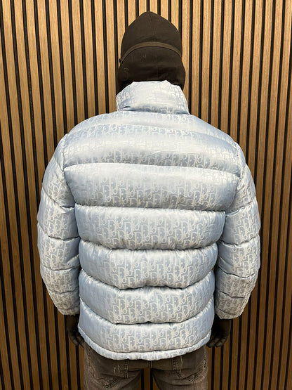 Dior Oblique Winter Jas -  Light Blue