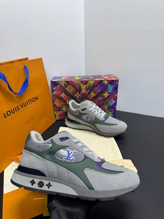 Louis Vuitton Run Away Sneakers - Grey Green