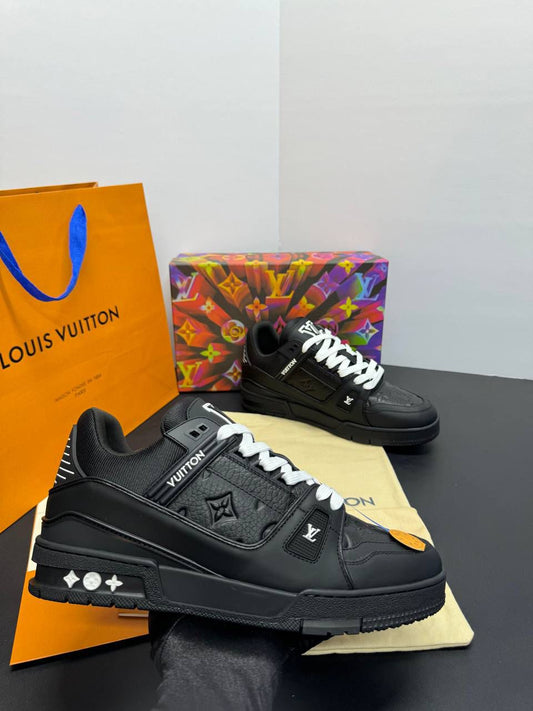Louis Vuitton Trainers - Black Leather
