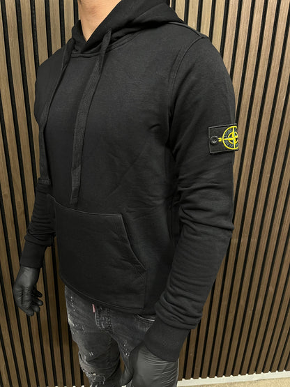 Stone Island Hoodie - Black