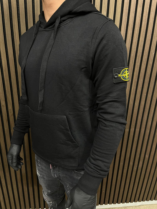 Stone Island Hoodie - Black