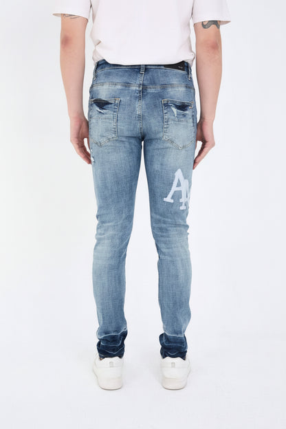 Amiri Jeans - White Letters