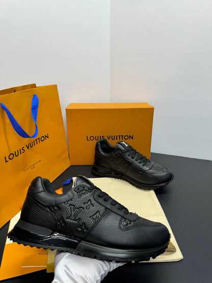 Louis Vuitton Run Away Sneakers - Black Leather