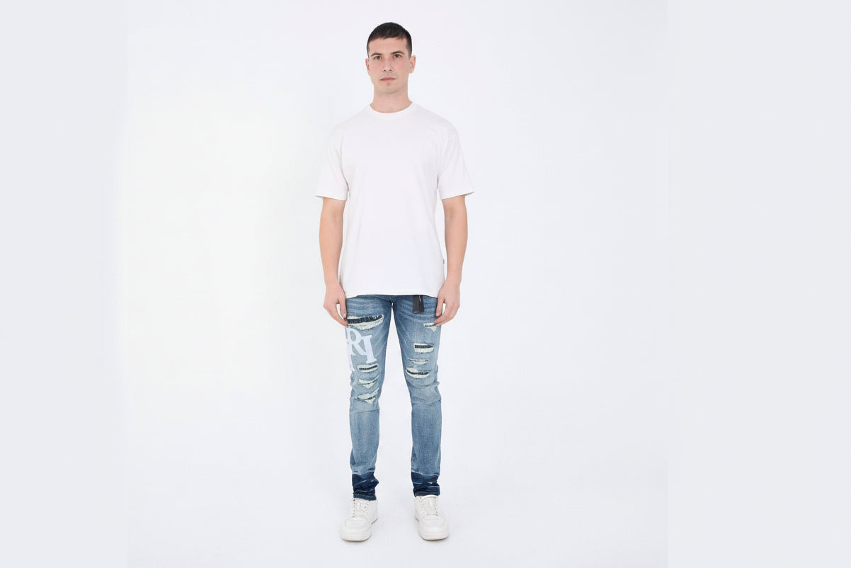 Amiri Jeans - White Letters