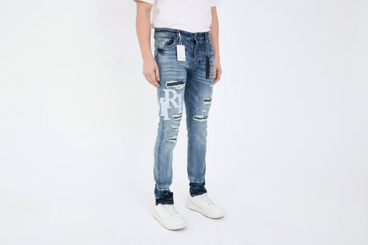 Amiri Jeans - White Letters