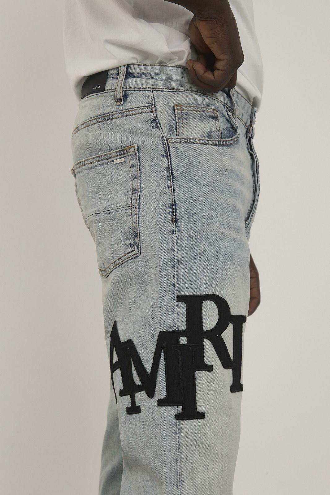 Amiri Jeans - Black Letters