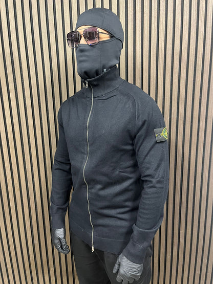 Stone Island Cardigan Vest - Navy