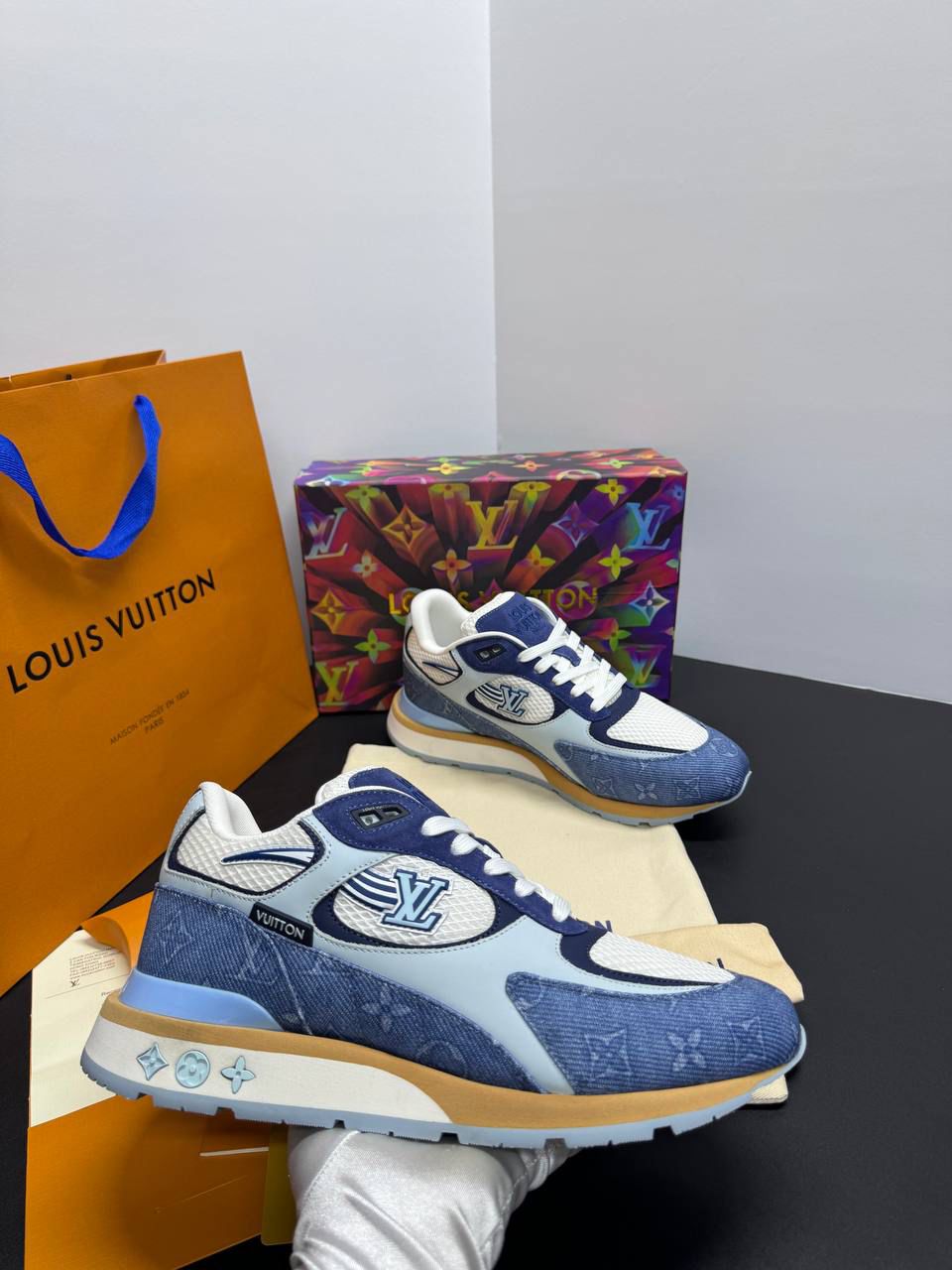 Louis Vuitton Run Away Sneakers - Sky Blue