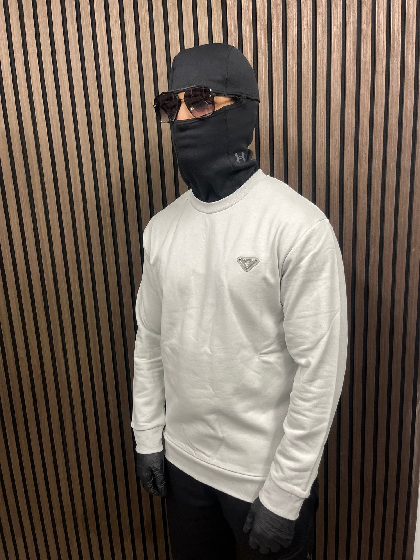 Prada Classic Trui - Steel Grey