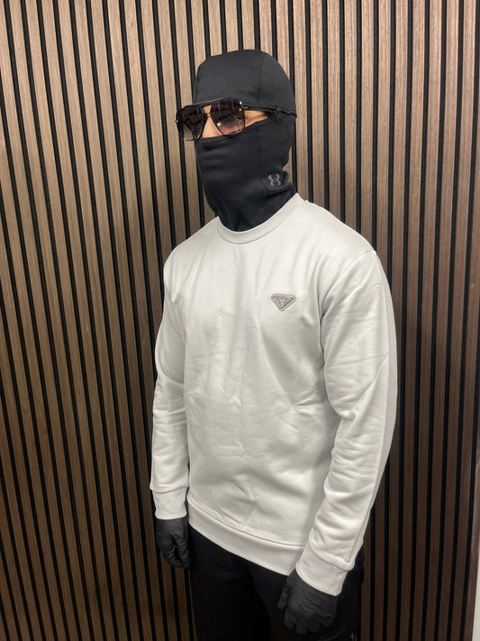 Prada Classic Trui - Steel Grey