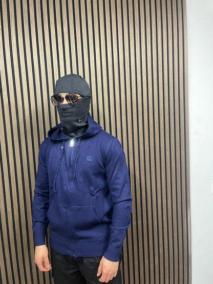 Burberry Cotton Blend Jersey - Navy