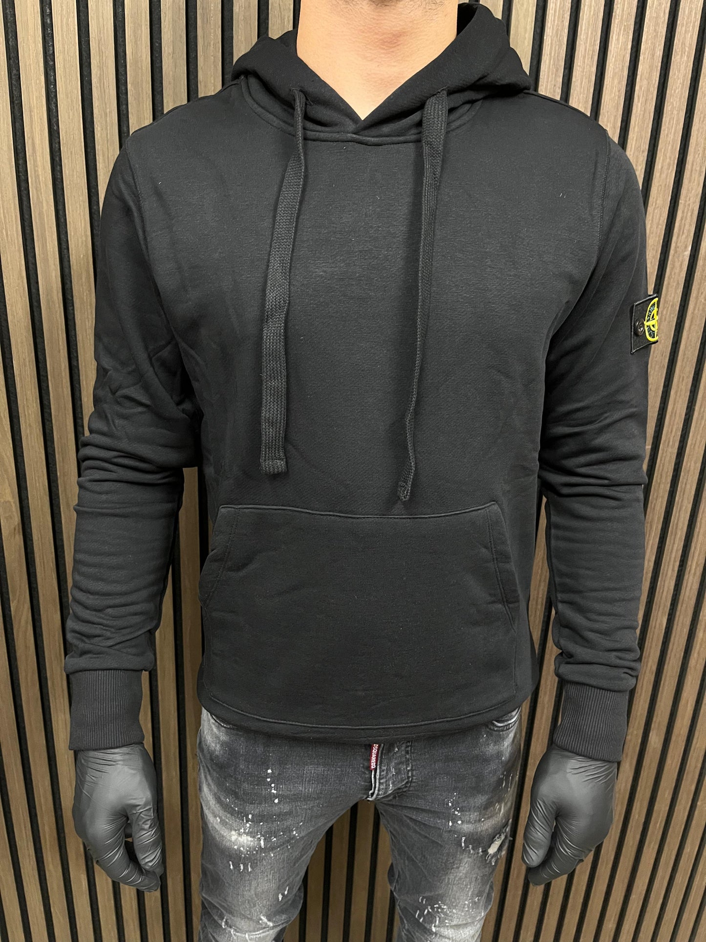 Stone Island Hoodie - Black