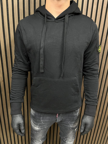Stone Island Hoodie - Black