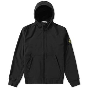 Stone Island Soft Shell Tussen Jas - Zwart