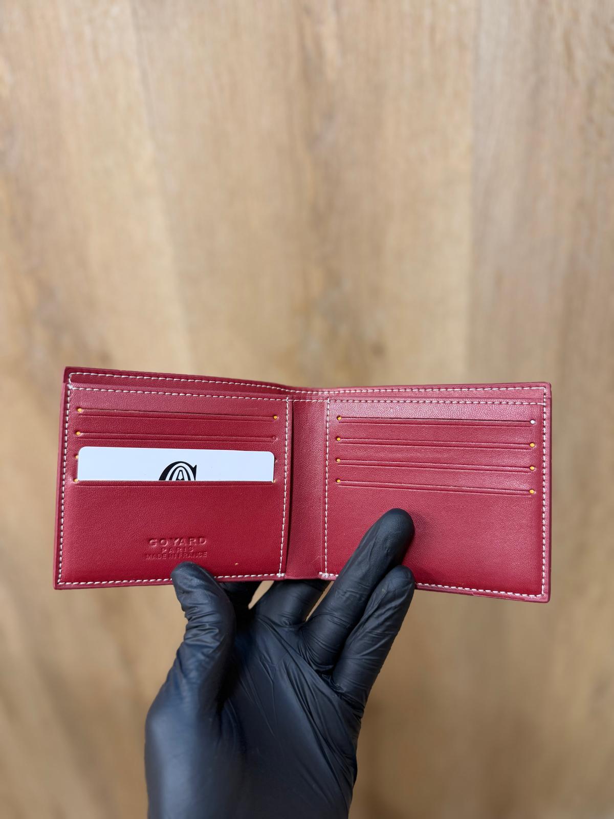 Goyard Victoire Wallet -Burgundy