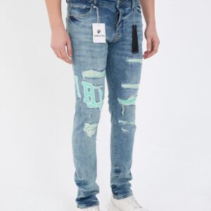 Amiri Jeans - Green Letters