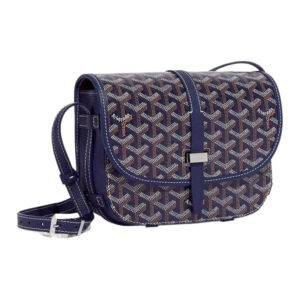 Goyard Belvedere Flap Bag - Navy