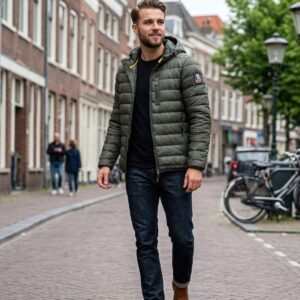 Parajumpers Last Minute Hooded Down Tussenjas - Khaki