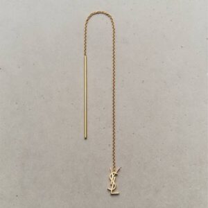 Saint Laurent Cassandre threader earrings