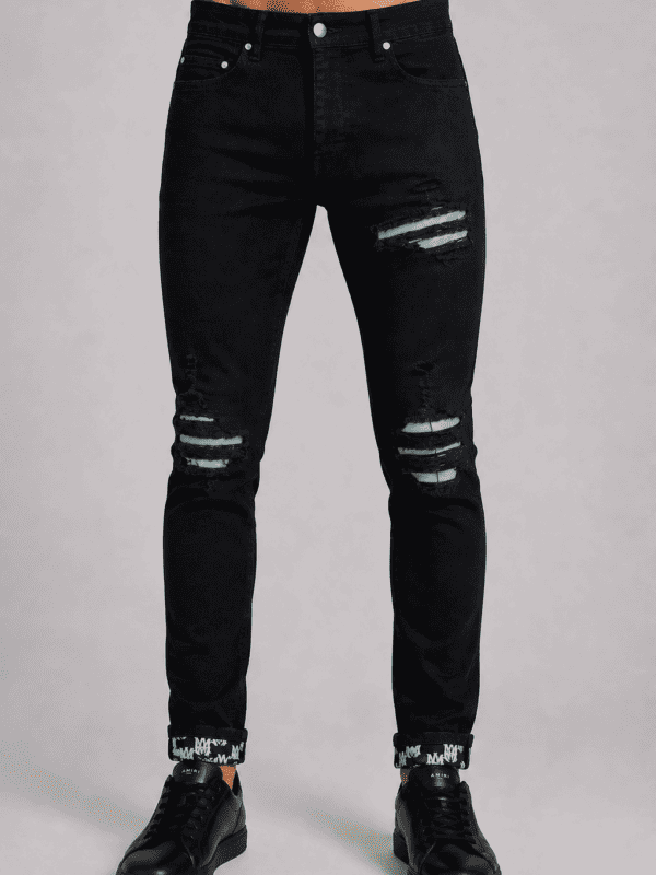 Amiri Jeans - Light Blue Striped