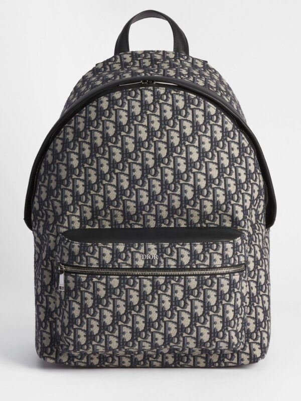 Dior Rider Backpack Oblique Blue/Black Rug Tas