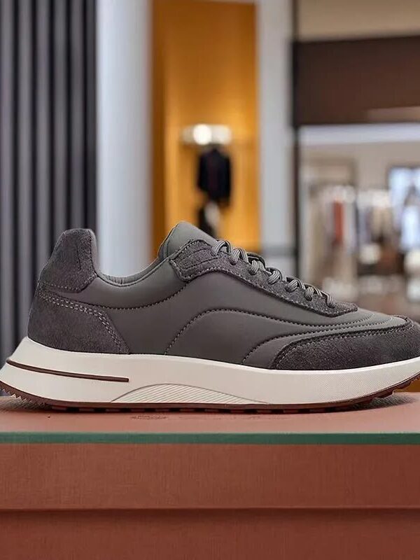 Loro Piana Weekend Walk Sneaker-Grey